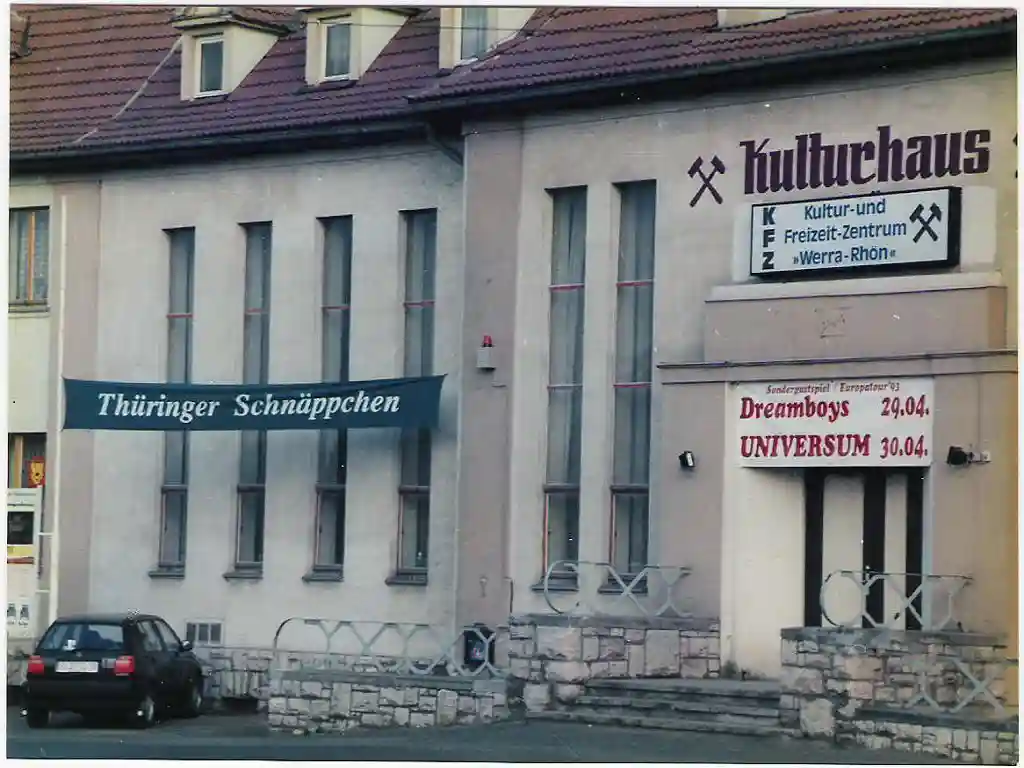 Das Kulturhaus in Merkers im Jahr 1993.