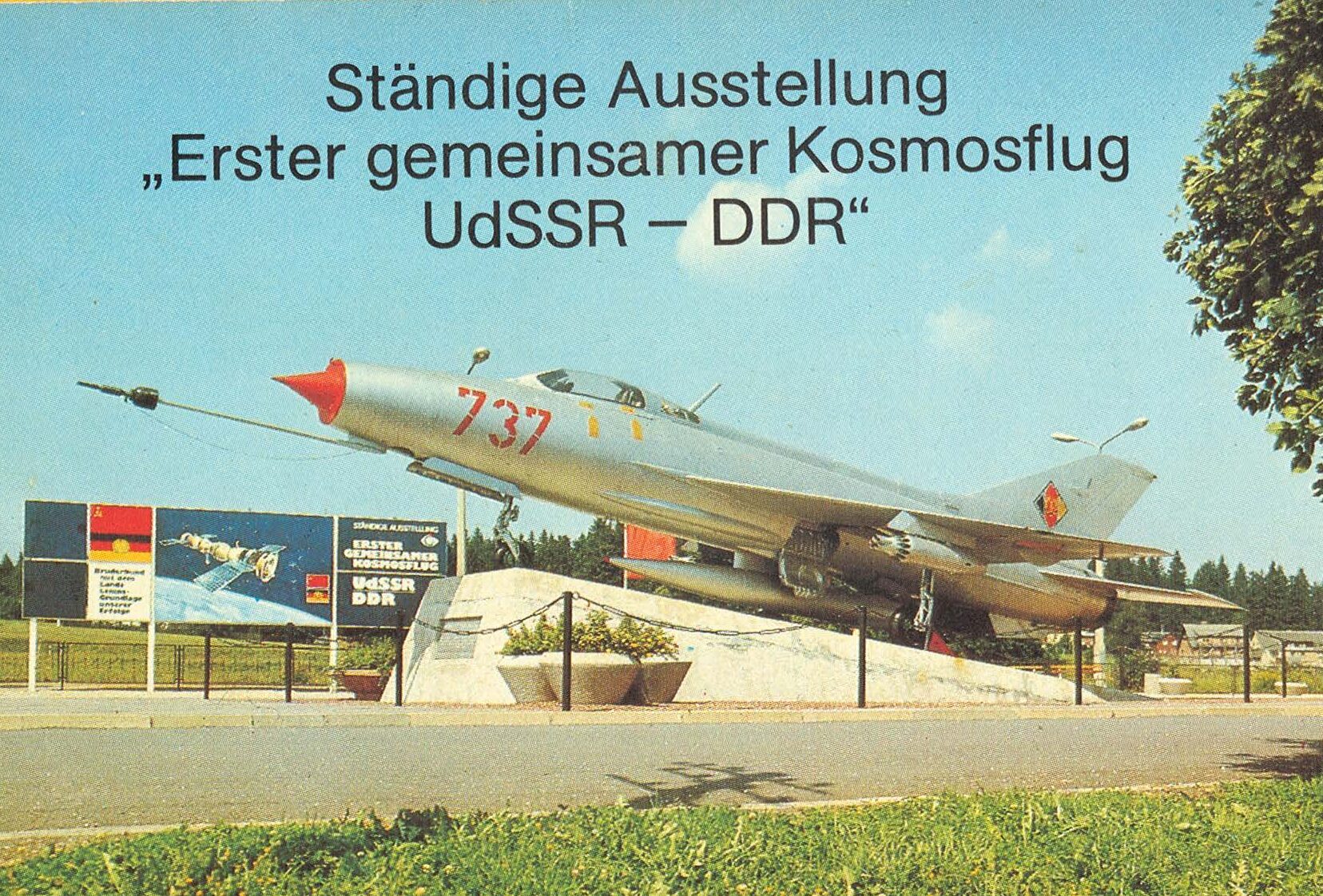 Eingang Ausstellung erster Kosmoflug Udssr- DDR