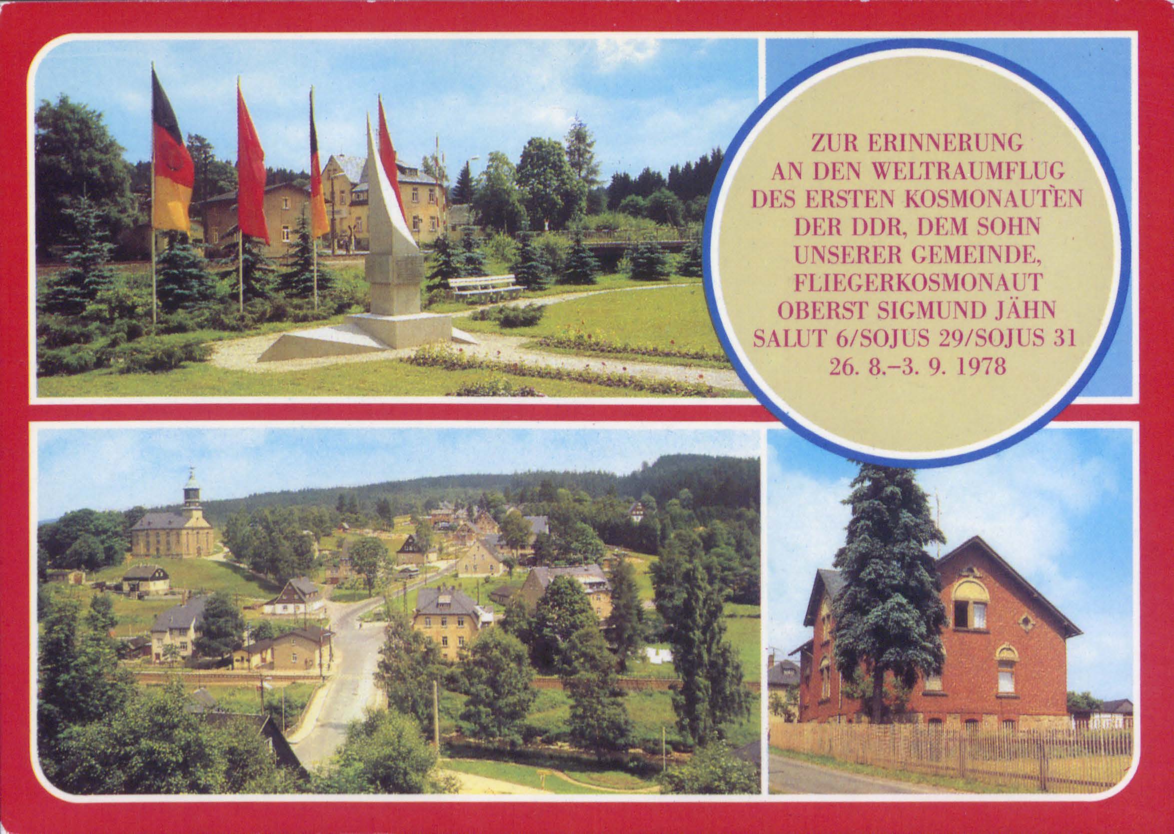 Postkarte zu Sigmund J&auml;hn