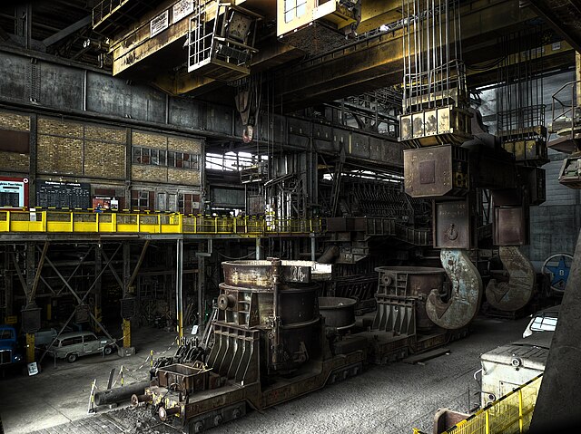 Das alte Stahlwerk in Brandenburg an der Havel, heute ein Museum, ist noch fast vollst&auml;ndig original erhalten.