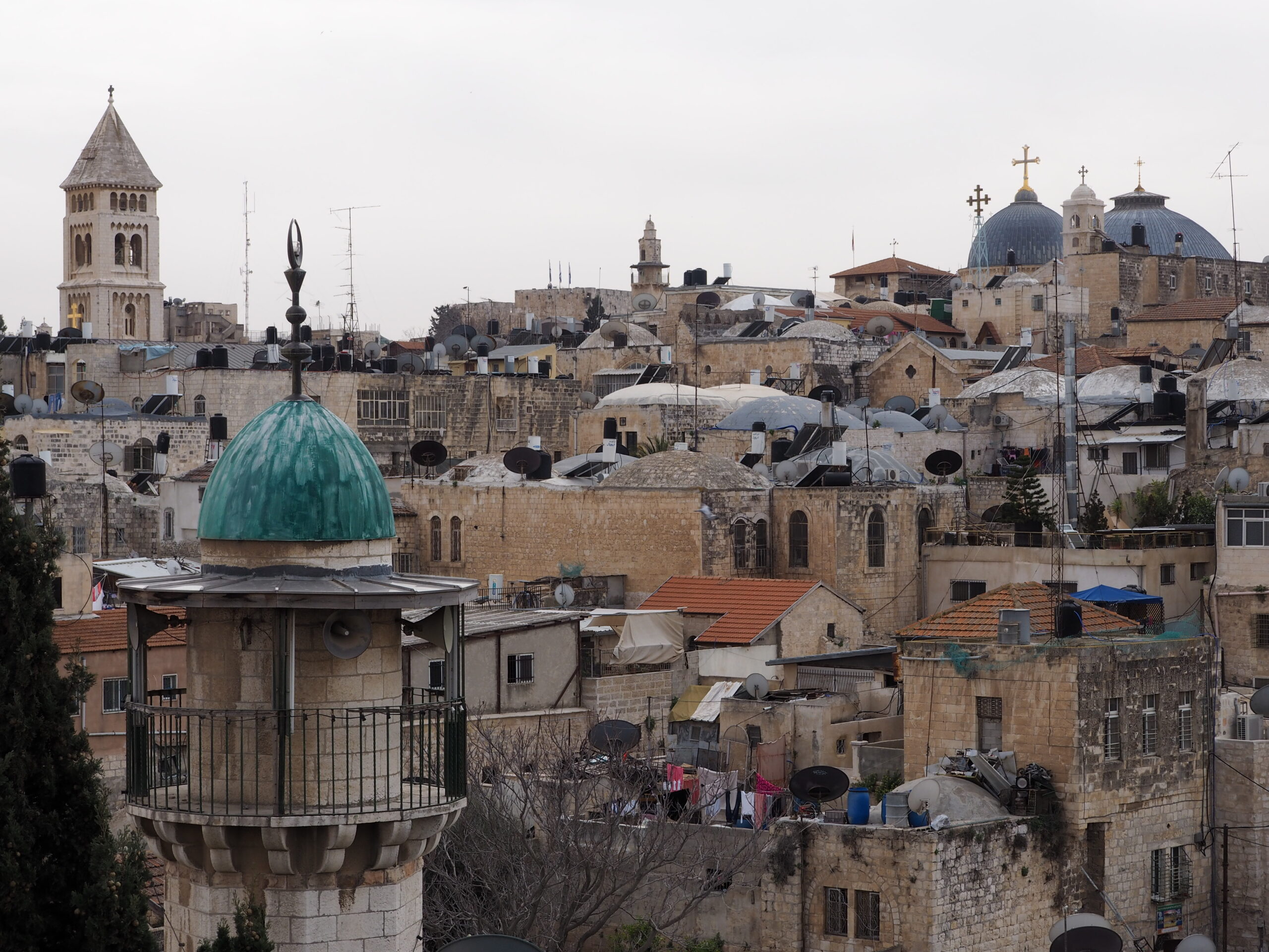 Blick auf die Altstadt von Ostjerusalem